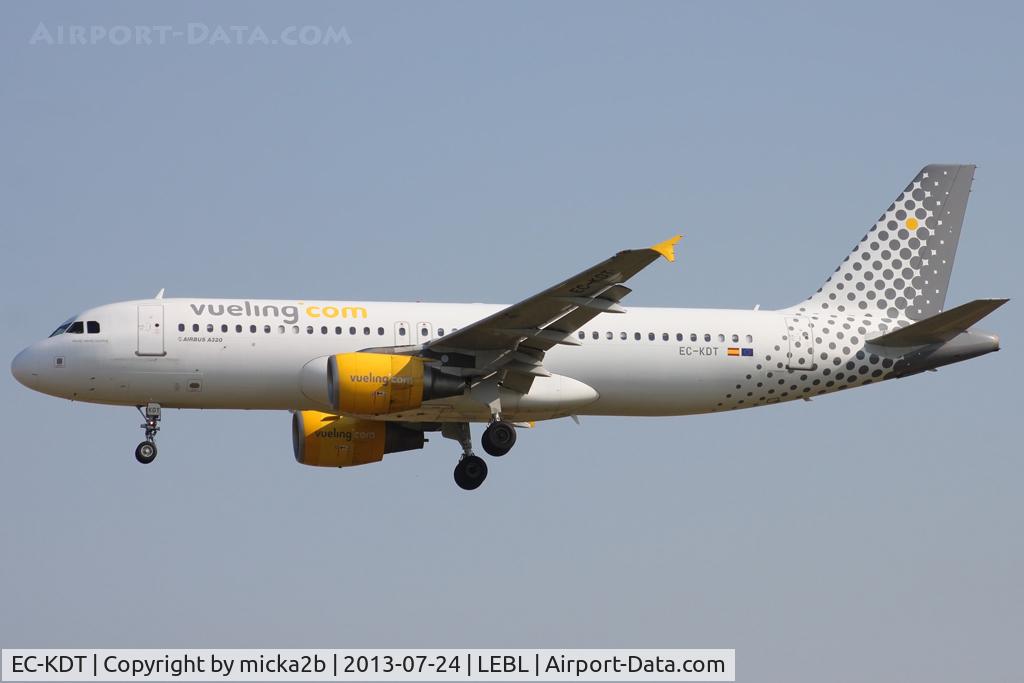 EC-KDT, 2007 Airbus A320-216 C/N 3145, Landing
