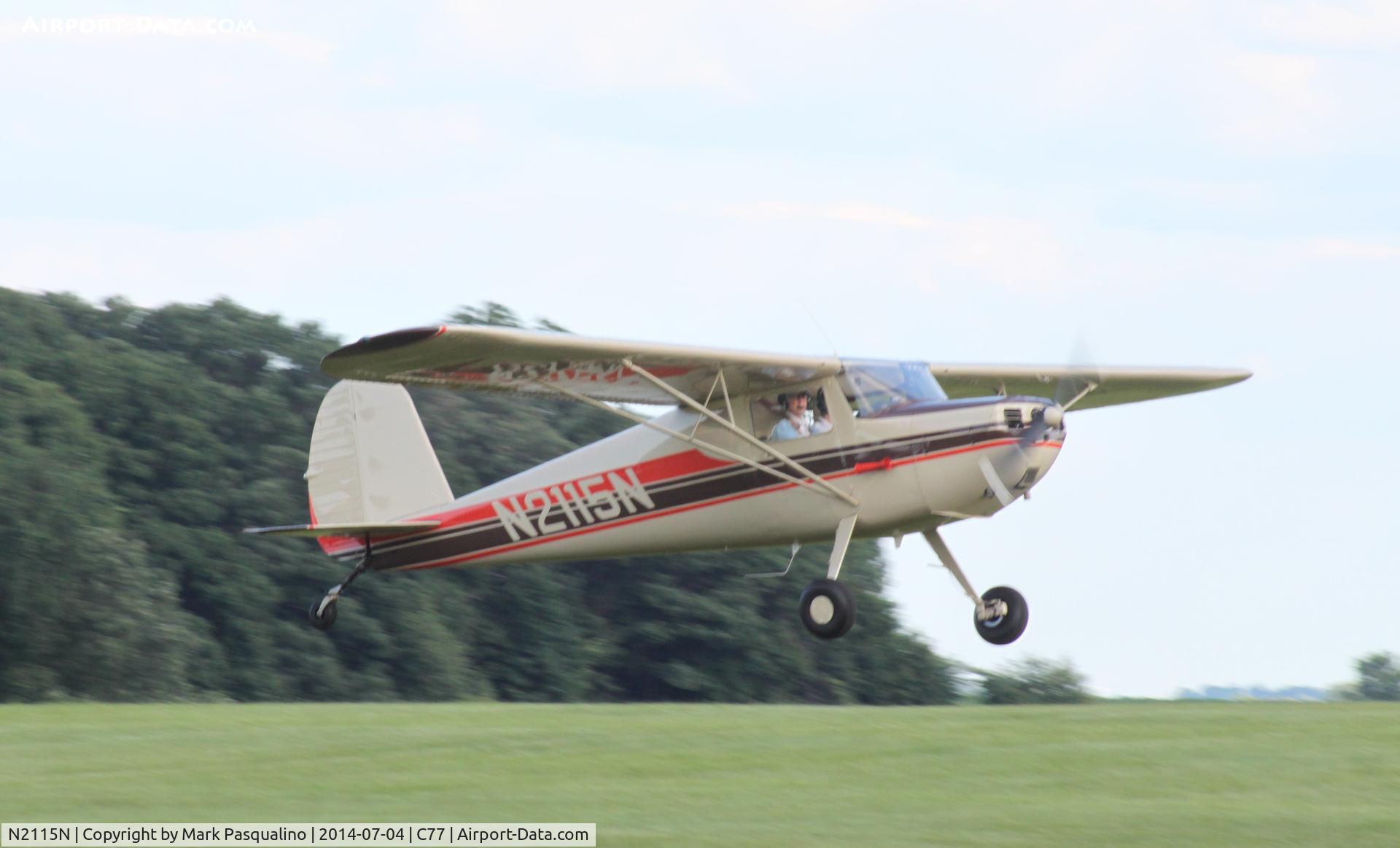 N2115N, 1947 Cessna 140 C/N 12351, Cessna 140