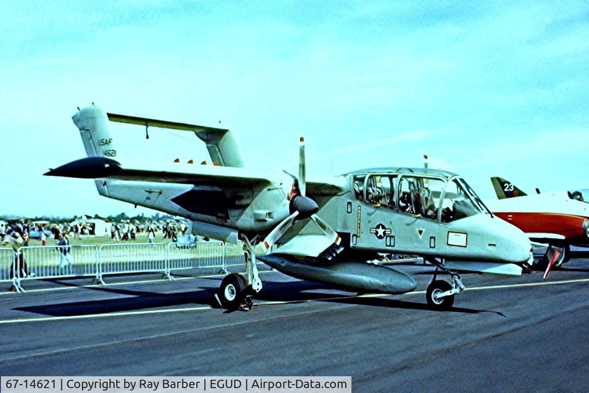 67-14621, North American Rockwell OV-10A Bronco C/N 305-29, Rockwell OV-10A Bronco [321-29] (US Air Force) RAF Abingdon~G 15/09/1979. From a slide.