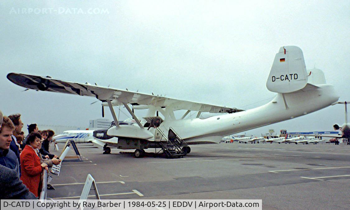 D-CATD, 2000 Dornier Do-24ATT C/N 5345, Dornier Do-24ATT Amphibian [3404] Hannover~D 25/05/1984. From a slide.