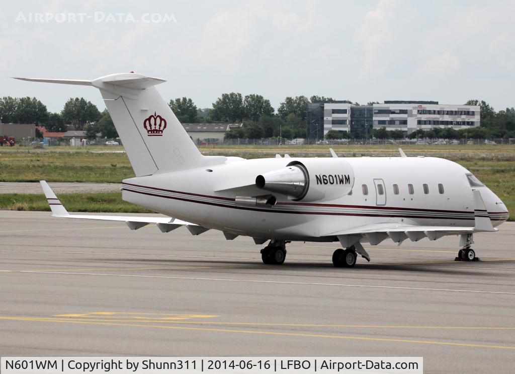 N601WM, 1987 Canadair Challenger 601-3A (CL-600-2B16) C/N 5026, Parked at the General Aviation area...