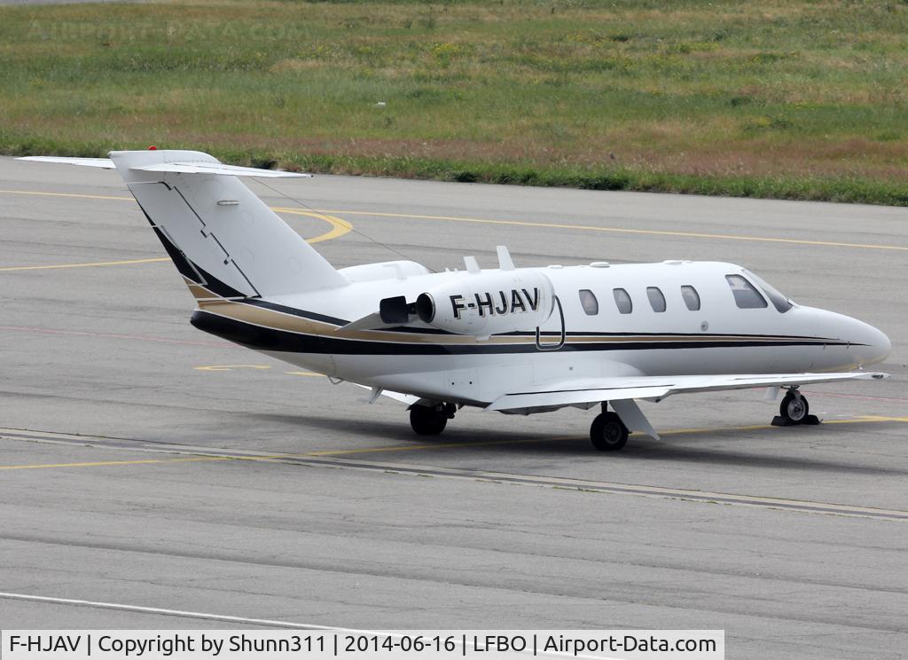 F-HJAV, 2001 Cessna 525 CitationJet CJ1 C/N 525-0473, Parked at the General Aviation area...