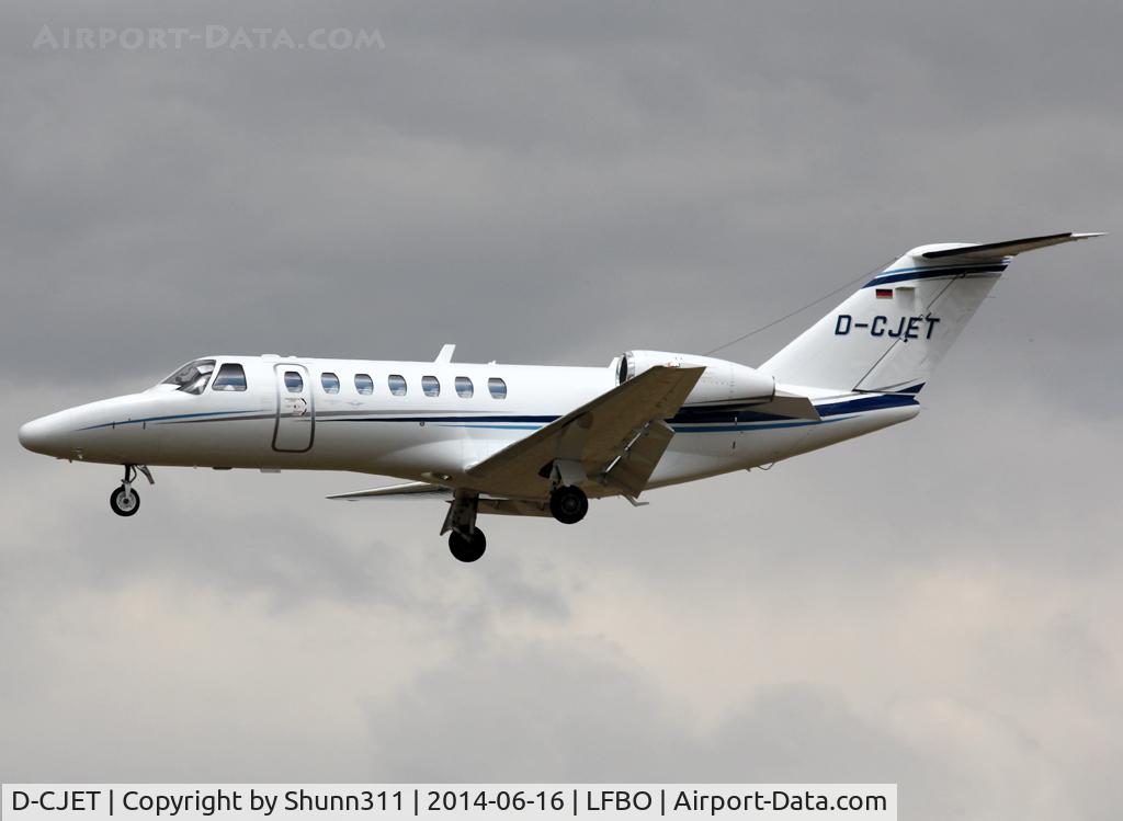 D-CJET, 2010 Cessna 525B CitationJet CJ3 C/N 525B-0349, Landing rwy 32L