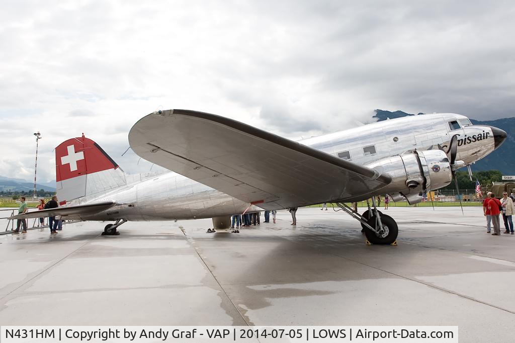 N431HM, 1943 Douglas DC-3C-S1C3G (C-47A) C/N 9995, Swissair DC3