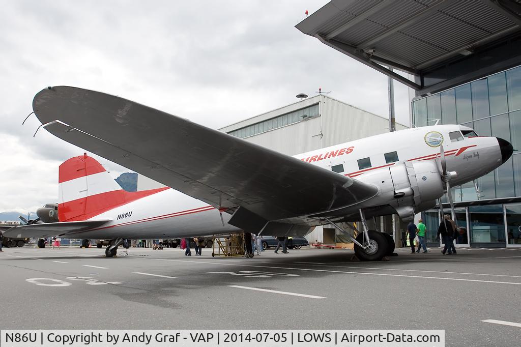 N86U, 1944 Douglas C-47A Skytrain (DC-3) C/N 13073, Austrian Airlines DC3