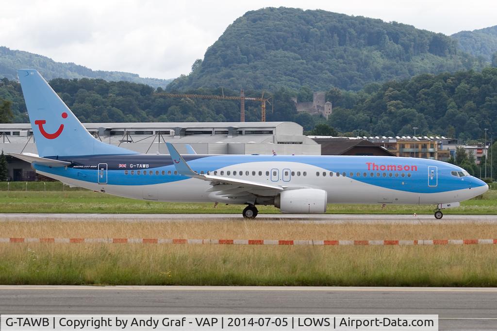 G-TAWB, 2012 Boeing 737-8K5 C/N 37242, Thomson 737-800