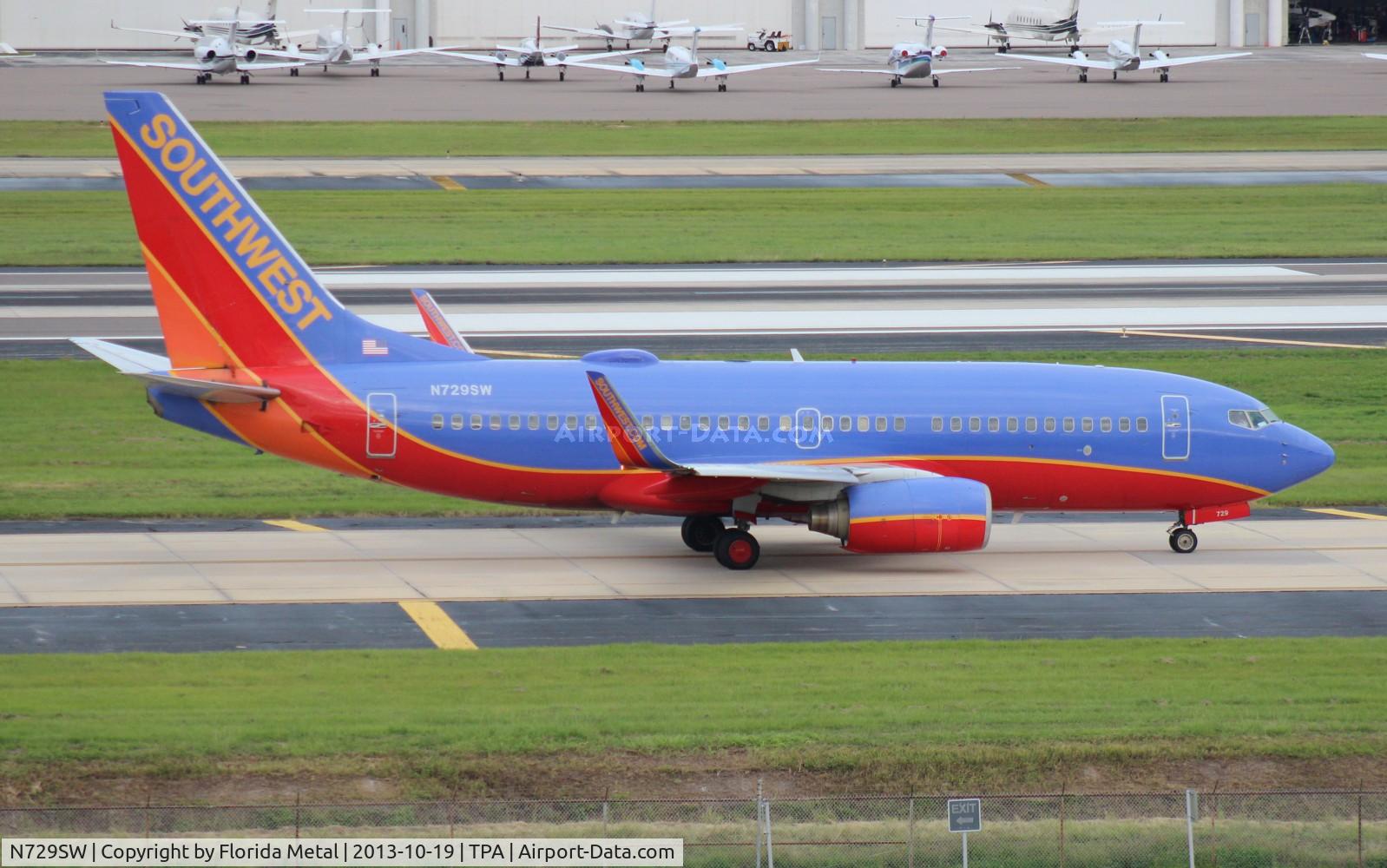 N729SW, 1999 Boeing 737-7H4 C/N 27861, Southwest 737-700