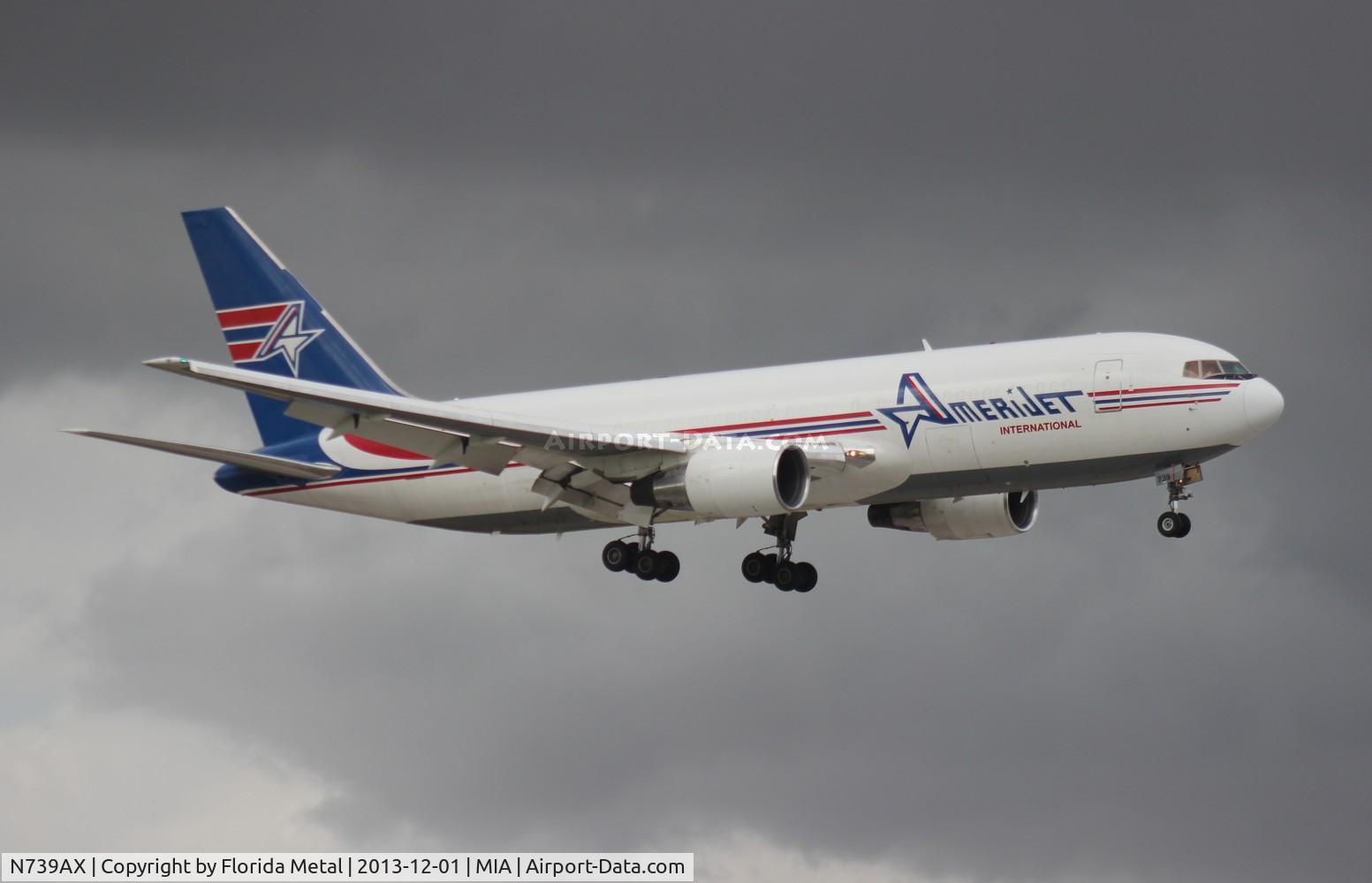 N739AX, 1982 Boeing 767-232 C/N 22216, Amerijet 767-200