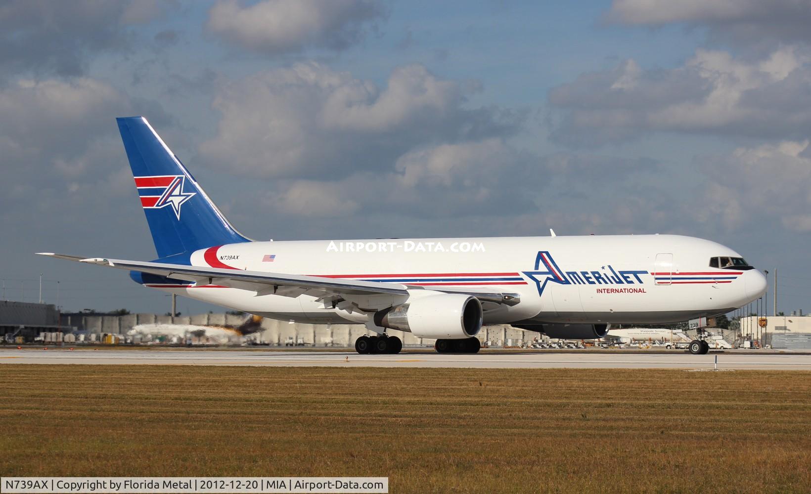 N739AX, 1982 Boeing 767-232 C/N 22216, Amerijet 767-200
