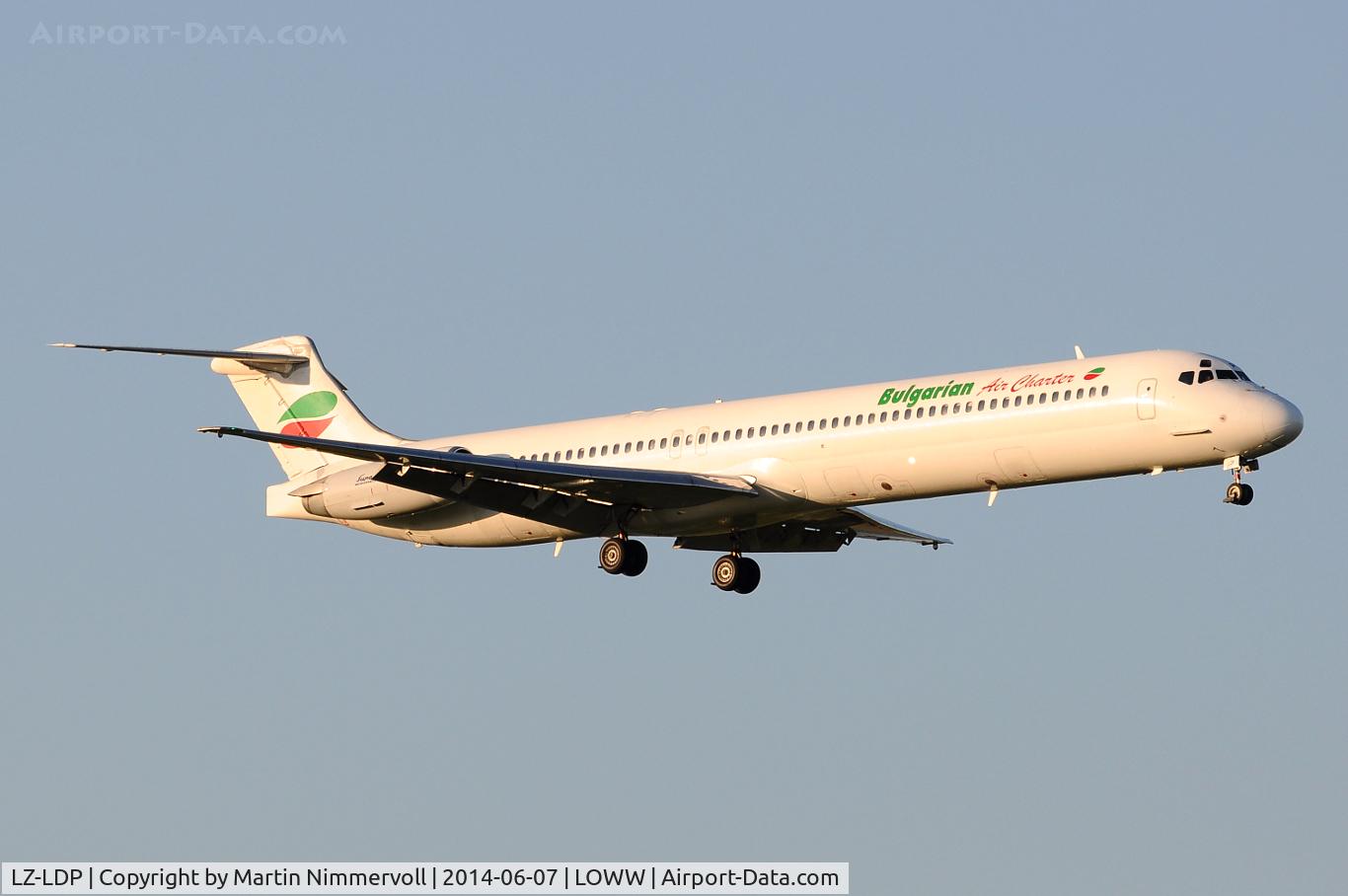 LZ-LDP, 1990 McDonnell Douglas MD-82 (DC-9-82) C/N 49973, Bulgarian Air Charter