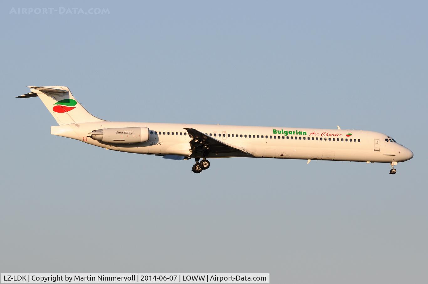 LZ-LDK, 1987 McDonnell Douglas MD-82 (DC-9-82) C/N 49432/1378, Bulgarian Air Charter