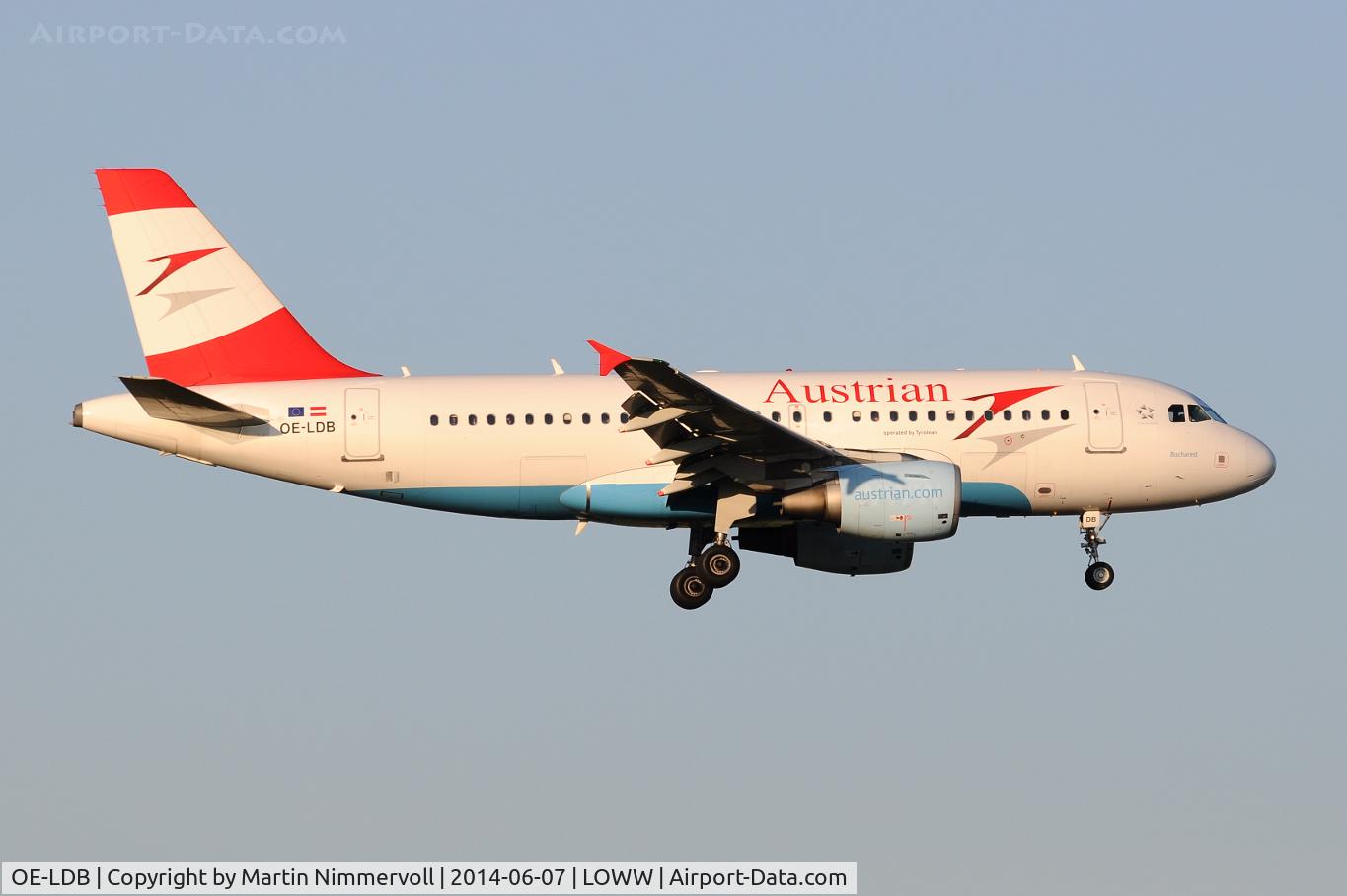 OE-LDB, 2004 Airbus A319-112 C/N 2174, Austrian Airlines