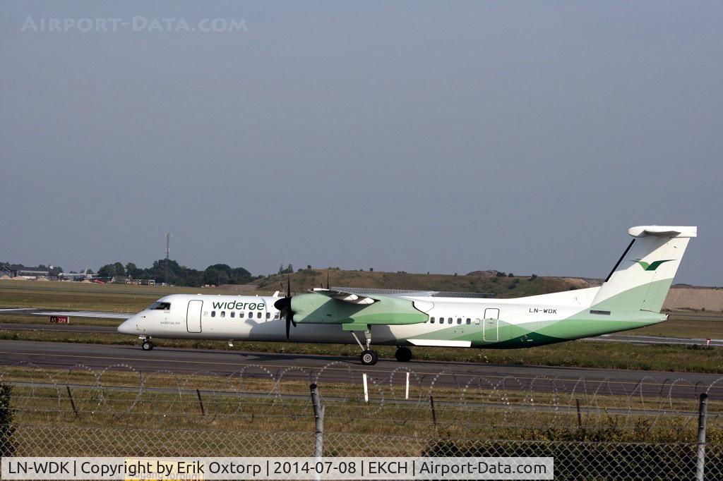 LN-WDK, 2010 De Havilland Canada DHC-8-402Q Dash 8 C/N 4337, LN-WDK just arrived on rw 04L
