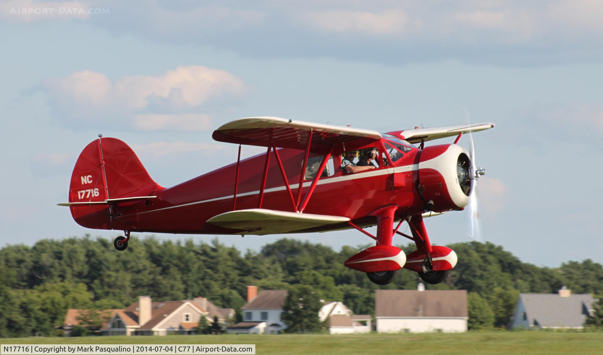 N17716, 1937 Waco YKS-7 C/N 4623, Waco YKS-7