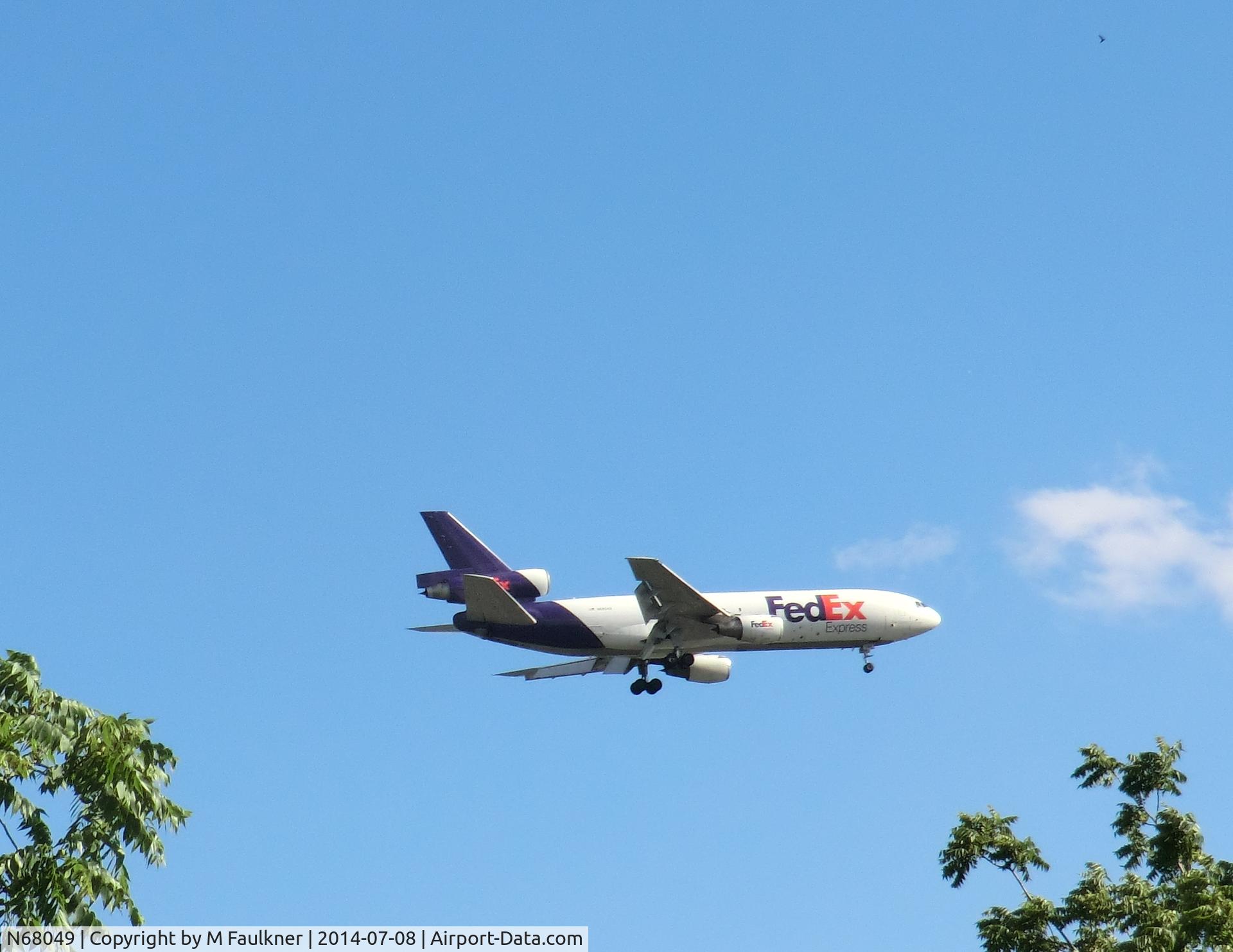 N68049, 1973 McDonnell Douglas MD-10-10F C/N 47803, On approach to KMKE July 8 2014