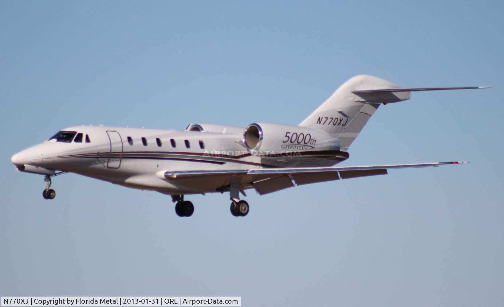 N770XJ, 2007 Cessna 750 Citation X C/N 750-0270, 5000th Citation C750