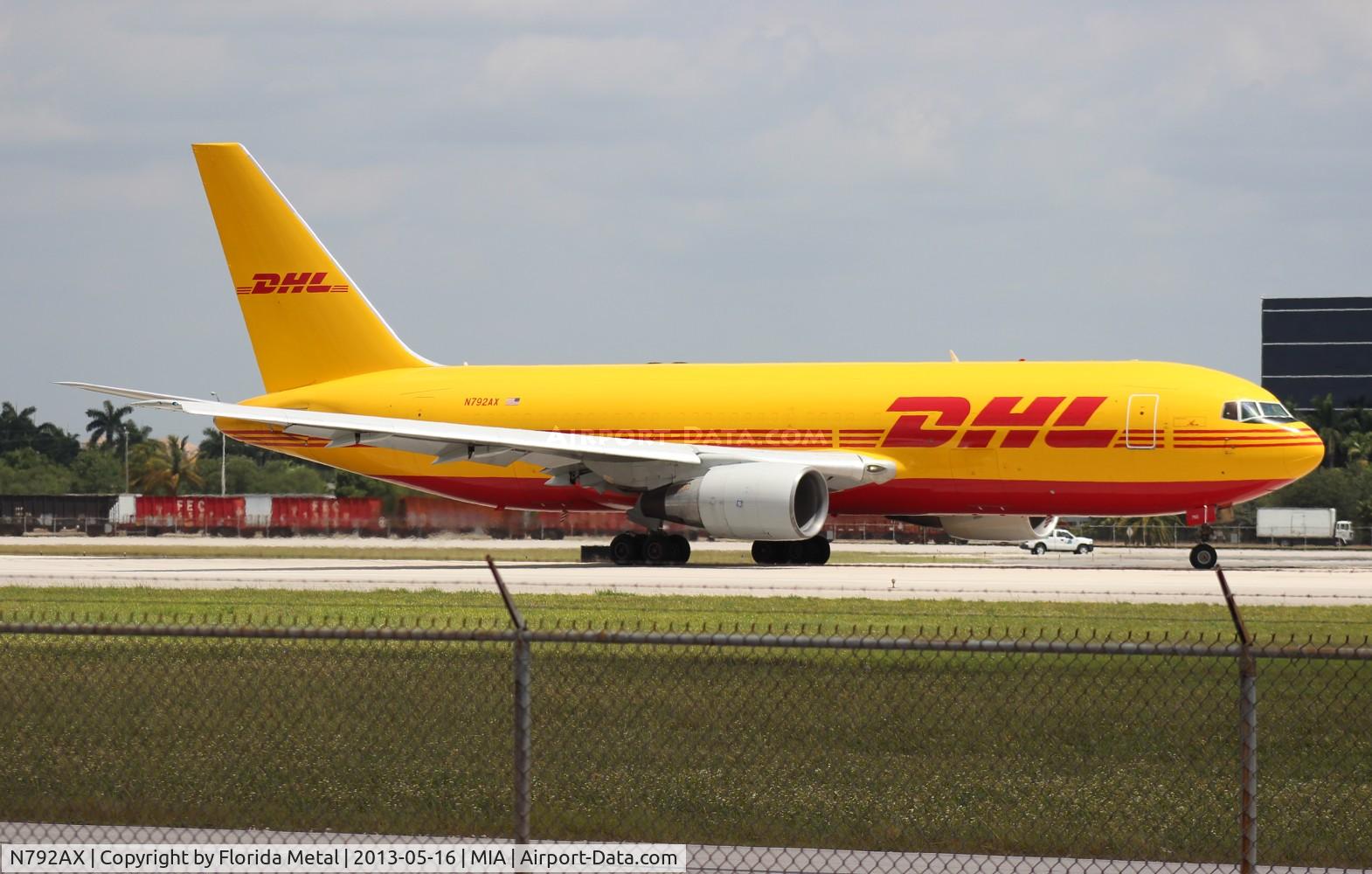 N792AX, 1986 Boeing 767-281 C/N 23142, DHL 767-200