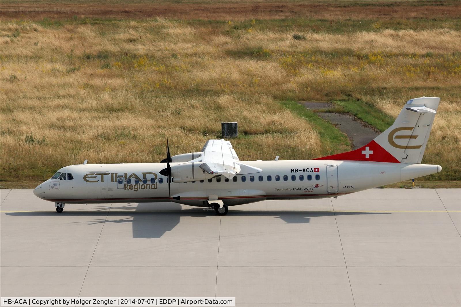 HB-ACA, 2001 ATR 72-500 C/N 660, Taxiing to rwy 26L for departure to CDG....