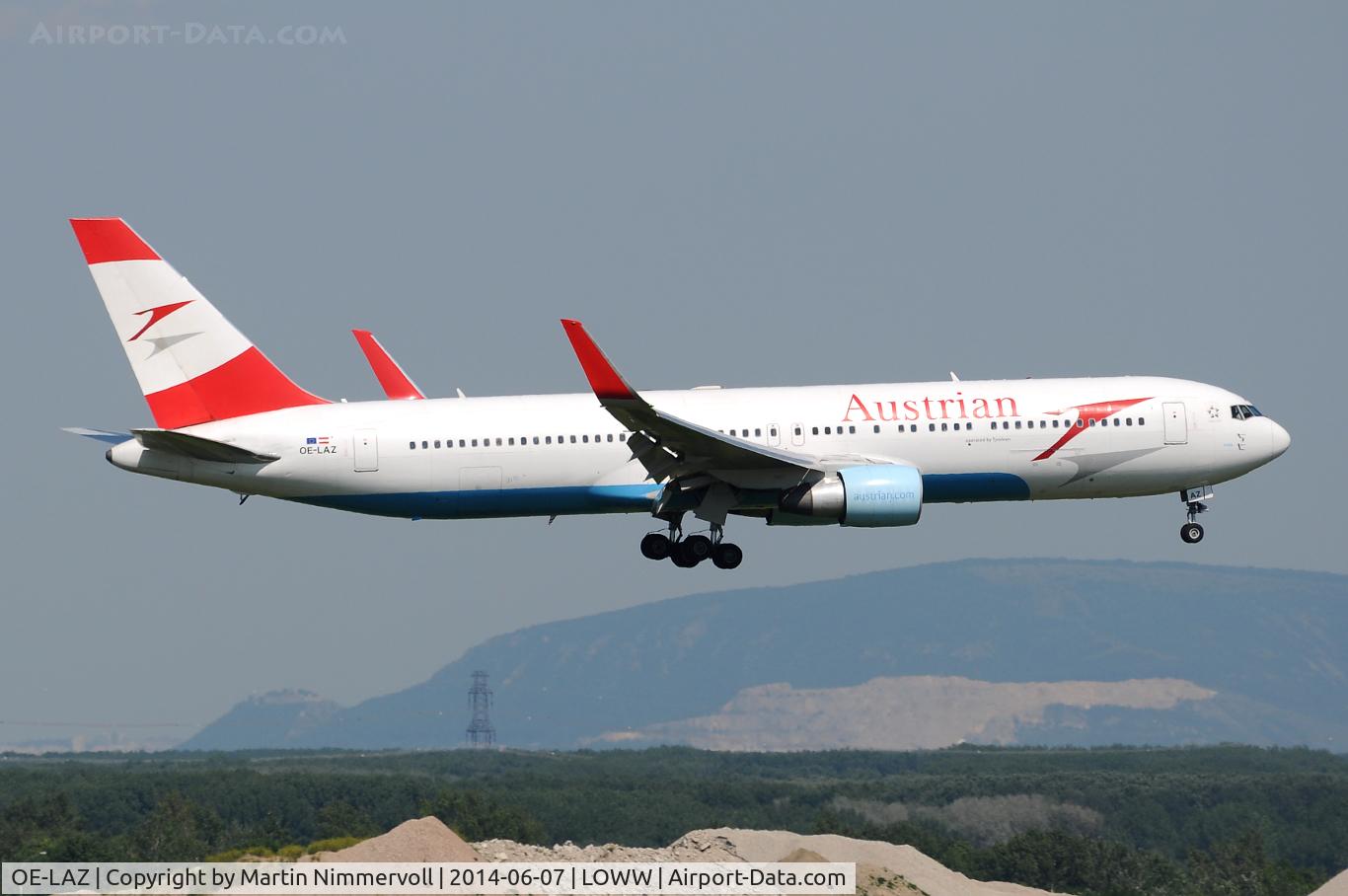 OE-LAZ, 1999 Boeing 767-3Z9 C/N 30331, Austrian Airlines