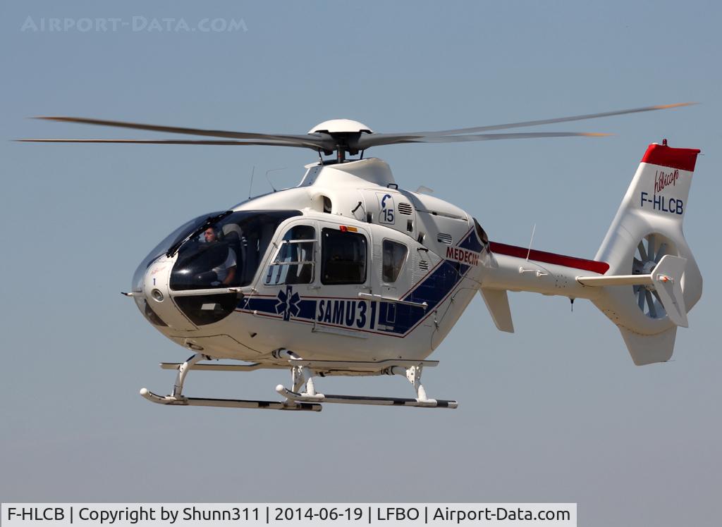 F-HLCB, 2002 Eurocopter EC-135T-2 C/N 0268, Leaving the General Aviation area after refuelling...