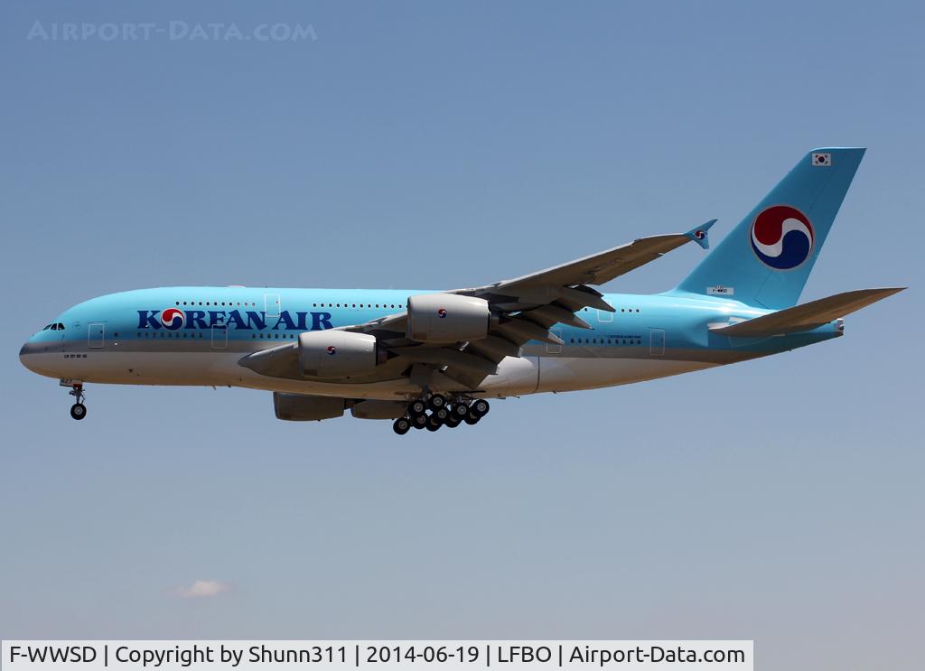F-WWSD, 2013 Airbus A380-861 C/N 0130, C/n 0130 - To be HL7627