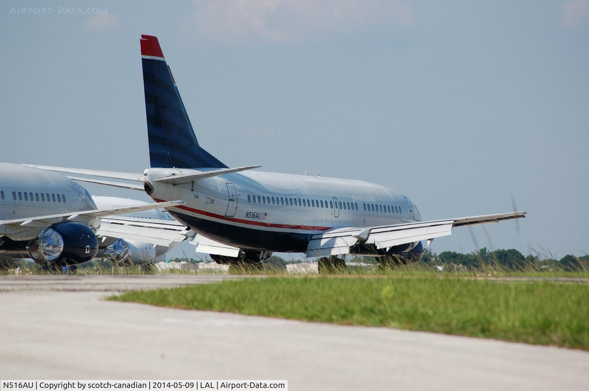 N516AU, 1987 Boeing 737-3B7 C/N 23702, 1987 Boeing 737-3B7, N516AU at Lakeland Linder Regional Airport, Lakeland, FL