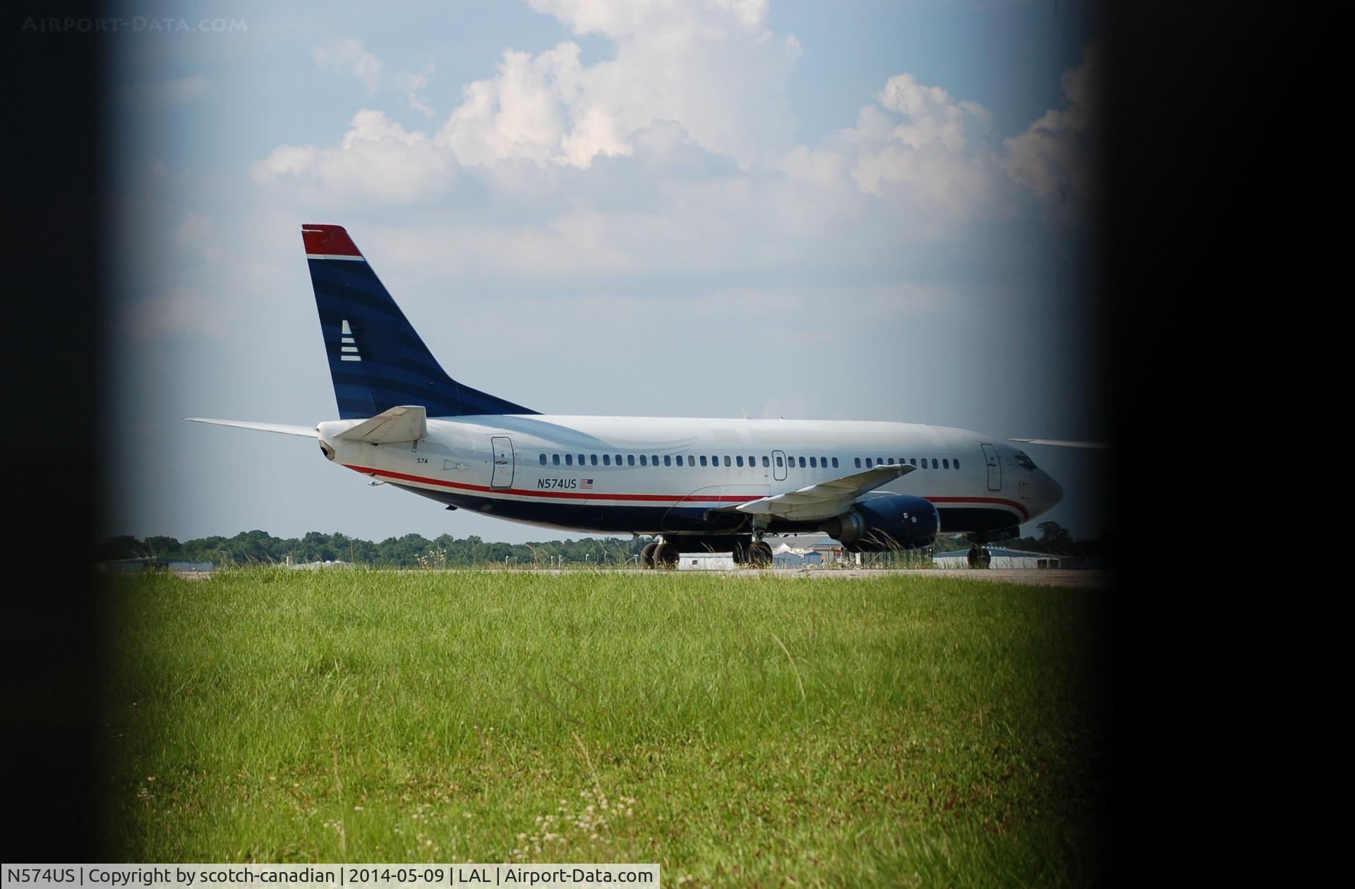 N574US, 1987 Boeing 737-301 C/N 23739, 1987 Boeing 737-301, N574US at Lakeland Linder Regional Airport, Lakeland, FL