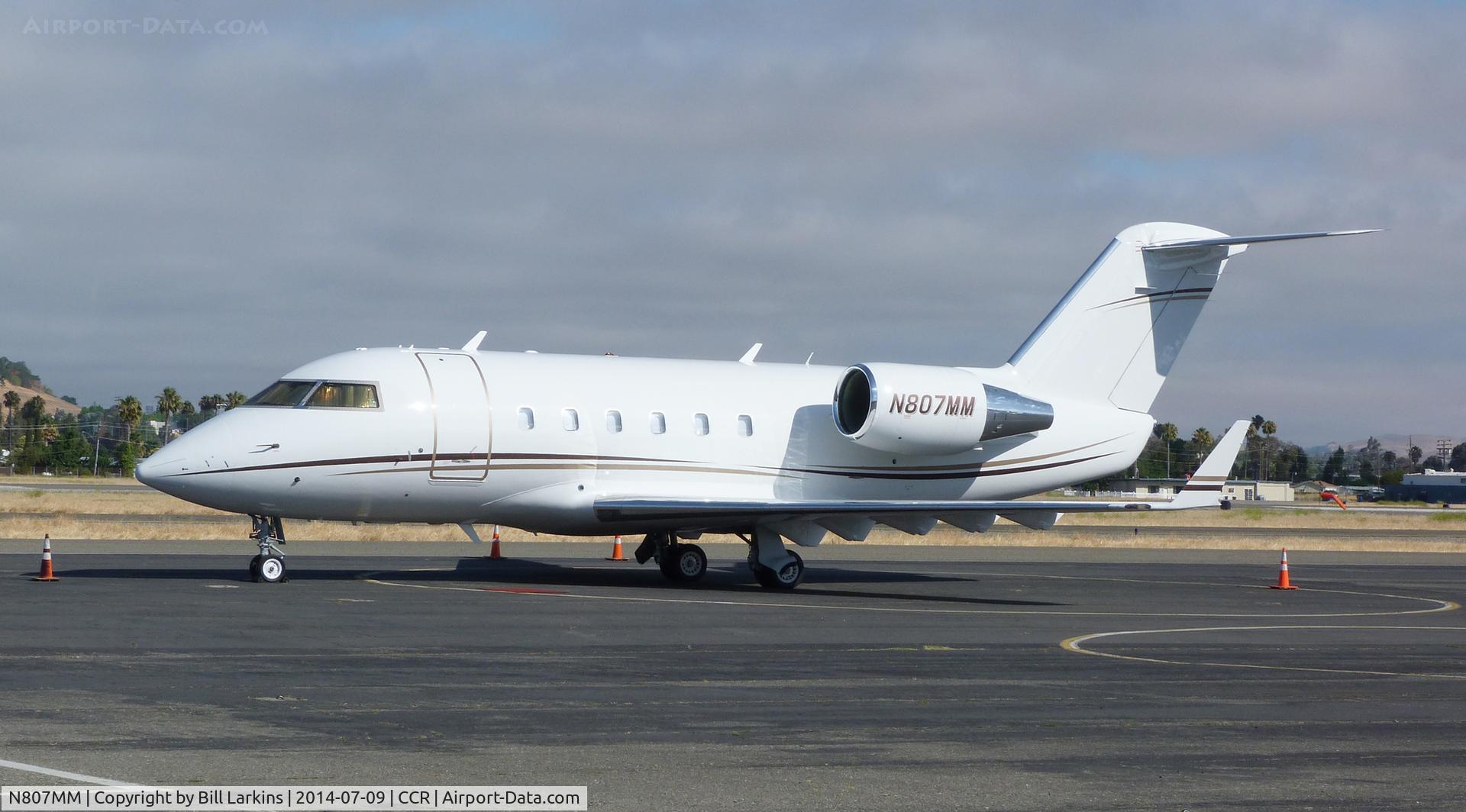 N807MM, 1983 Canadair Challenger 601 (CL-600-2A12) C/N 3014, Left side