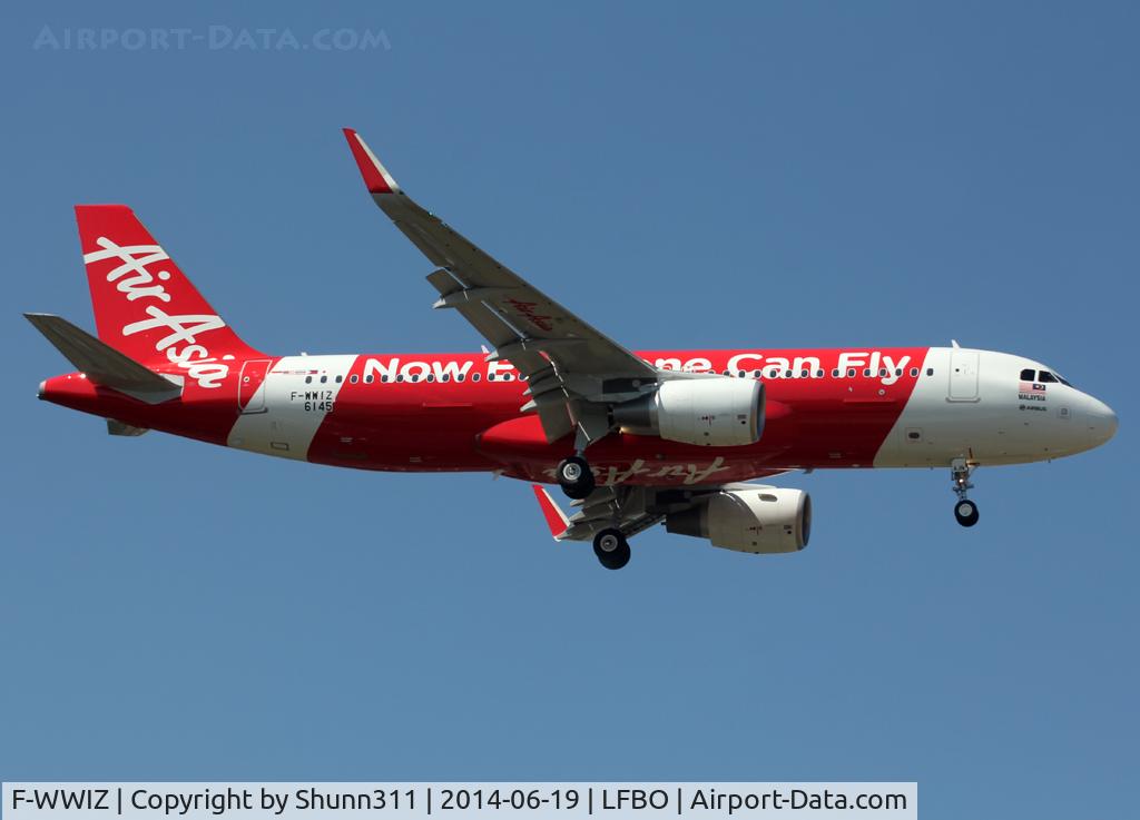 F-WWIZ, 2014 Airbus A320-216 C/N 6145, C/n 6145 - To be 9M-AJN