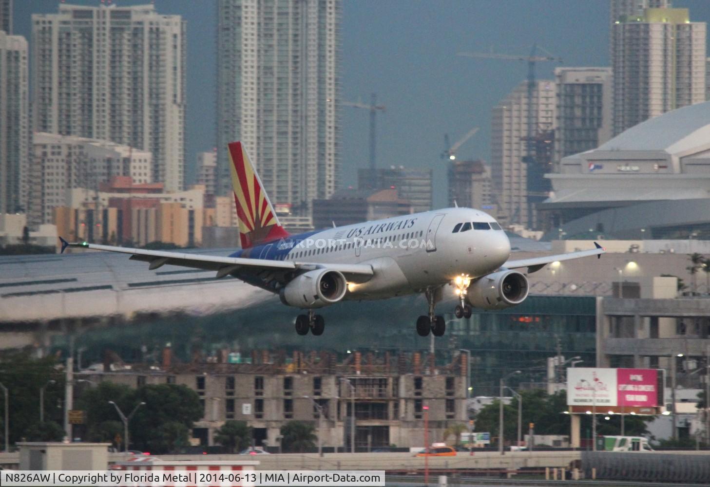 N826AW, 2001 Airbus A319-132 C/N 1534, US Airways Arizona A319