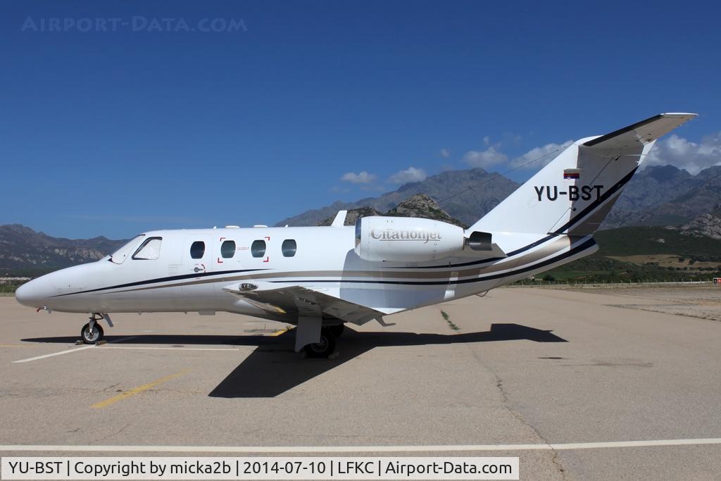 YU-BST, 1993 Cessna 525 CitationJet CJ1 C/N 525-0022, Parked