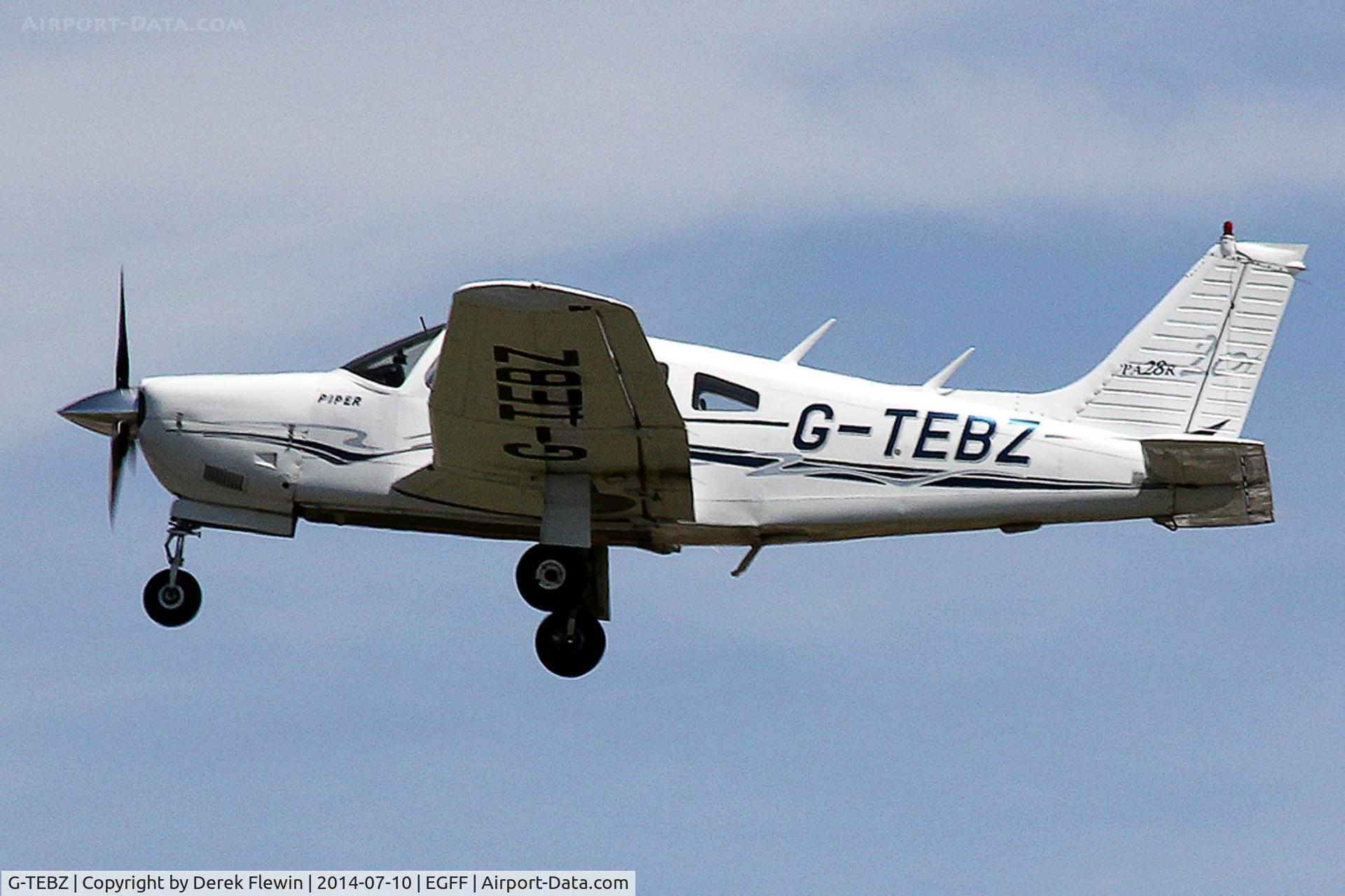 G-TEBZ, 1977 Piper PA-28R-201 Cherokee Arrow III C/N 28R-7737050, Cherokee Arrow III, Aeros based at Gloucester and Cardiff.