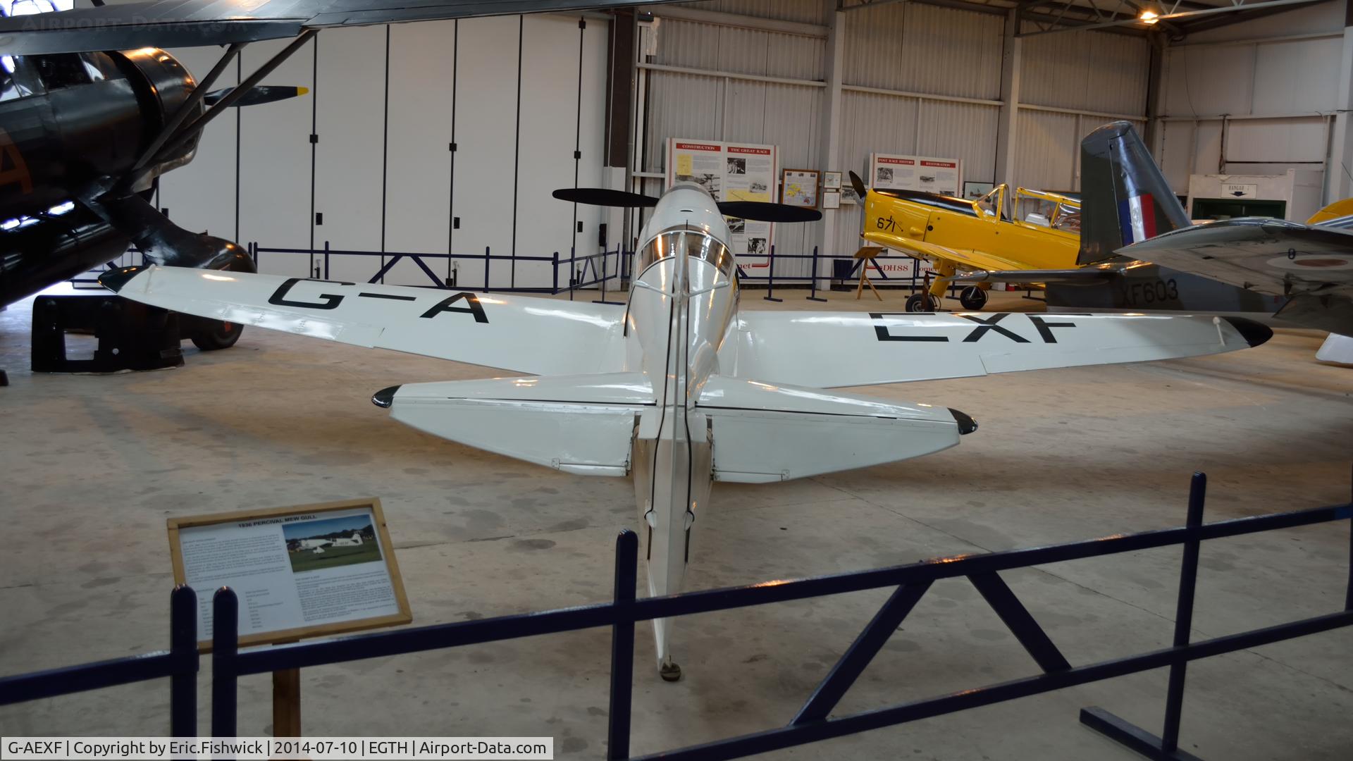 G-AEXF, 1936 Percival E-2H Mew Gull C/N E22, 5. G-AEXF at The Shuttleworth Collection.