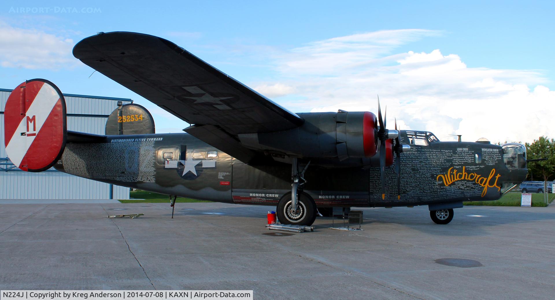 N224J, 1944 Consolidated B-24J-85-CF Liberator C/N 1347 (44-44052), Consolidated B-24J Liberator on the ramp.