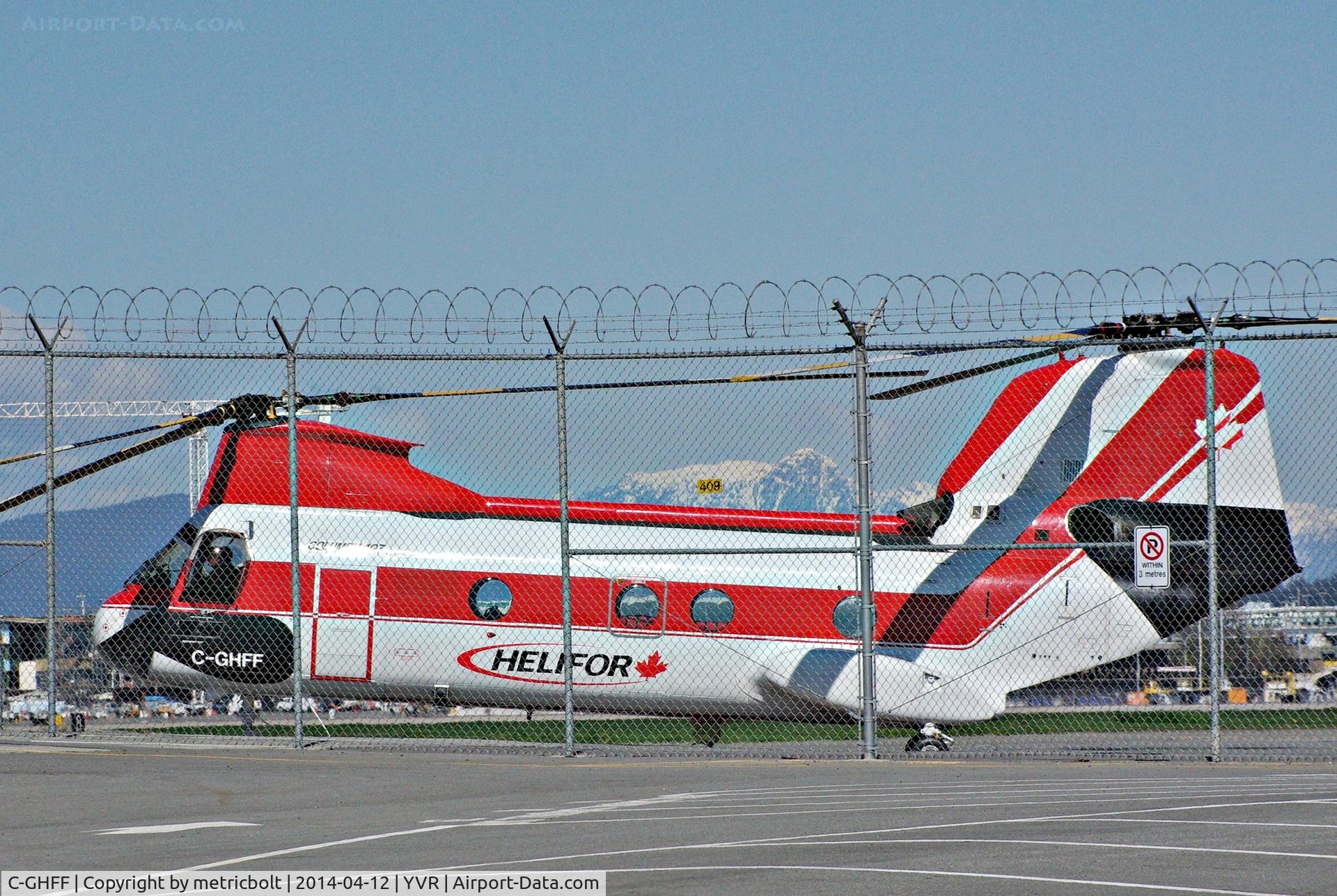 C-GHFF, 1963 Boeing Vertol 107-II C/N 406, At the South Terminal,YVR