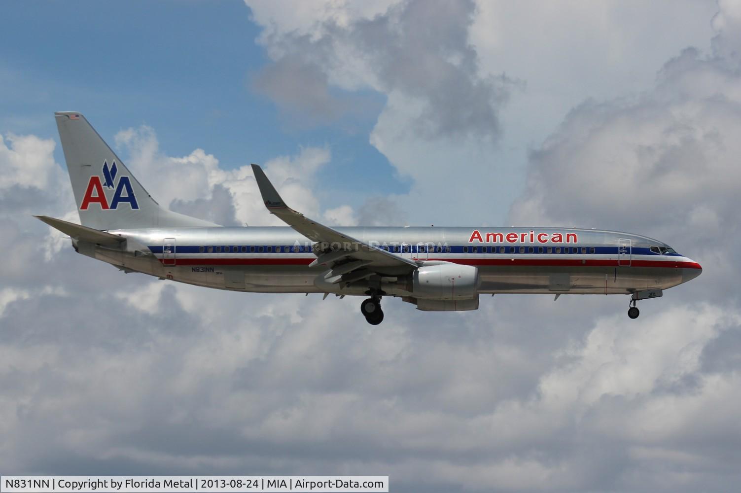 N831NN, 2010 Boeing 737-823 C/N 33211, American 737-800