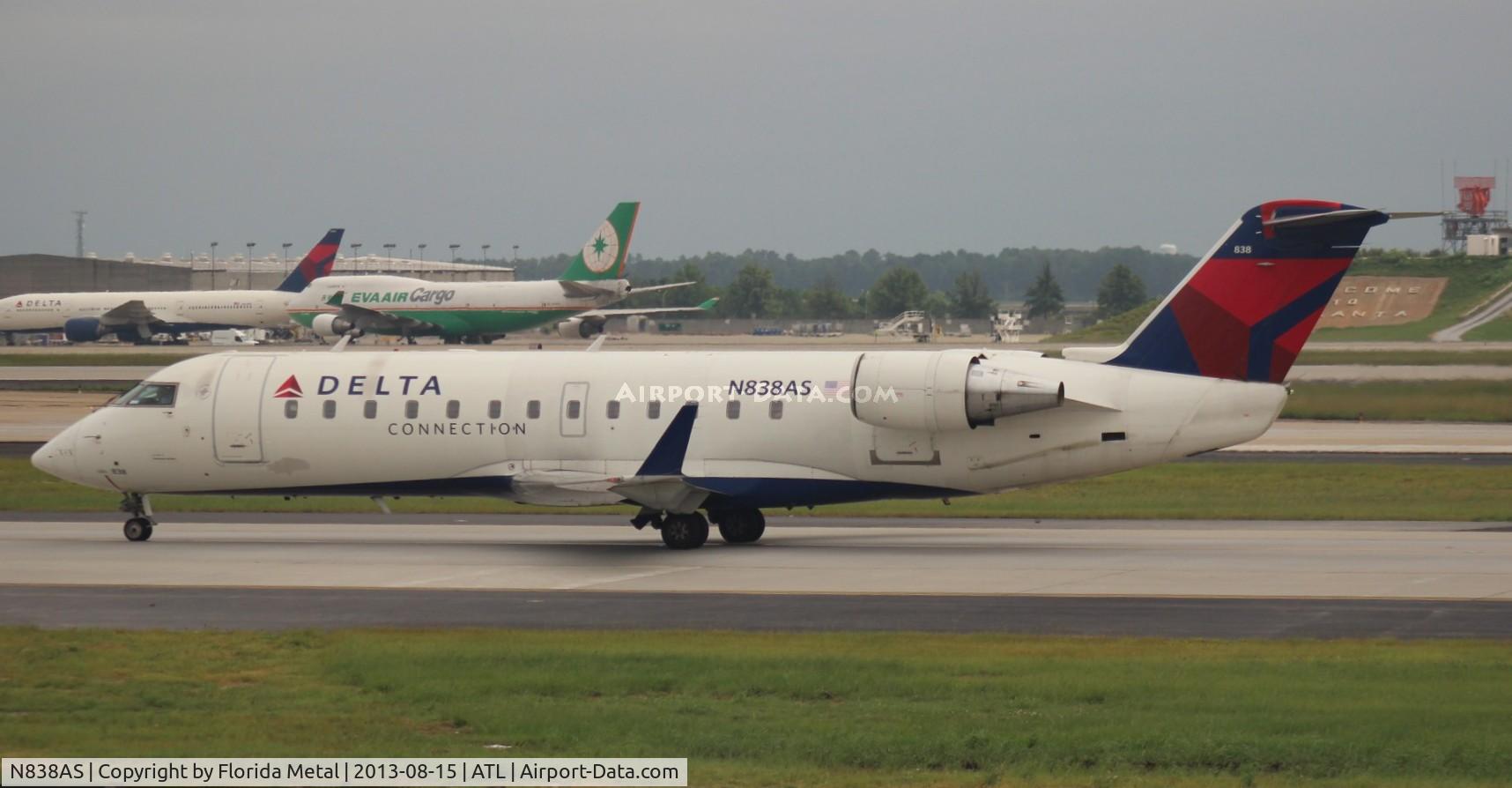 N838AS, 1998 Bombardier CRJ-200ER (CL-600-2B19) C/N 7276, ASA CRJ-200