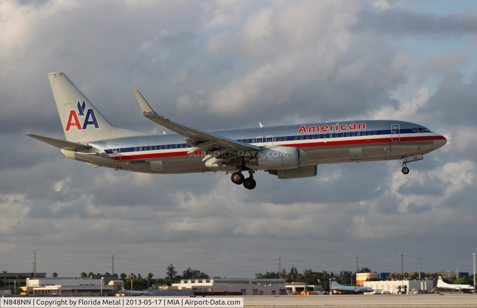 N848NN, 2010 Boeing 737-823 C/N 31103, American 737-800
