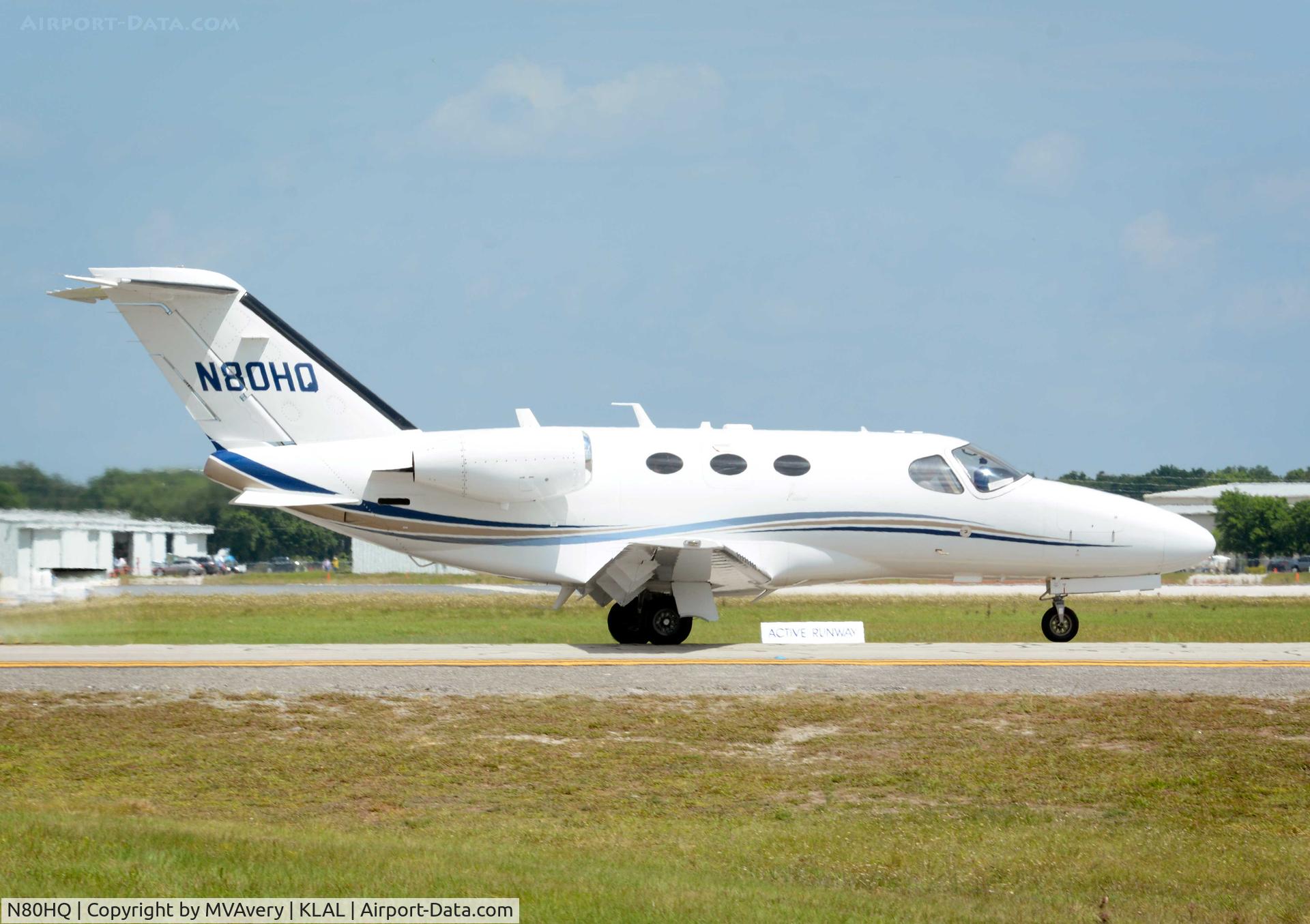 N80HQ, 2007 Cessna 510 Citation Mustang C/N 510-0021, 2014 Sun n Fun