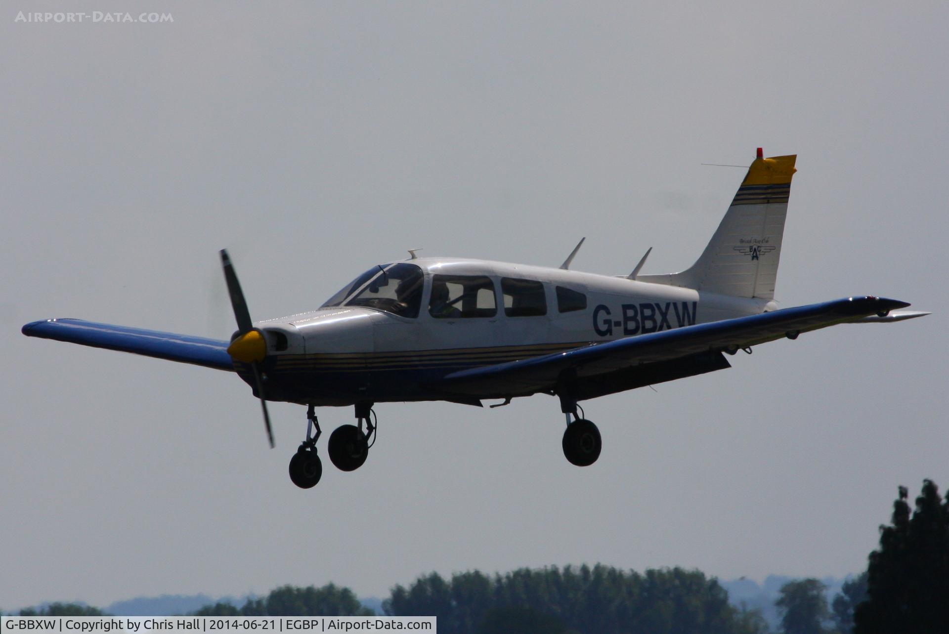G-BBXW, 1973 Piper PA-28-151 Cherokee Warrior C/N 28-7415050, Bristol Aero Club