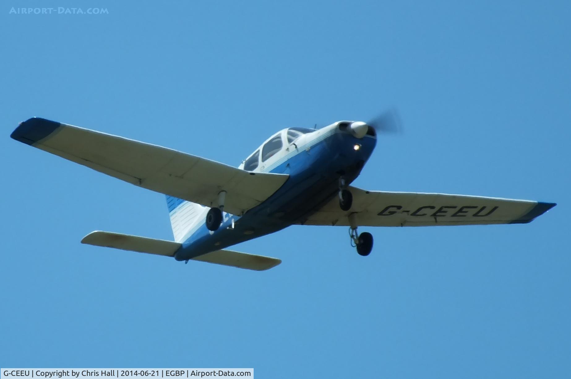G-CEEU, 1988 Piper PA-28-161 Cadet C/N 28-41038, visitor from White Waltham