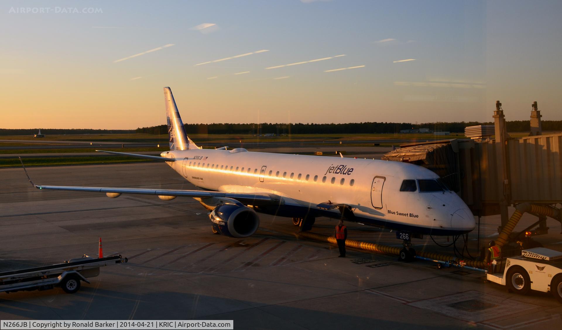 N266JB, 2007 Embraer ERJ-190-100 IGW 190AR C/N 19000054, Blue Sweet Blue  Richmond