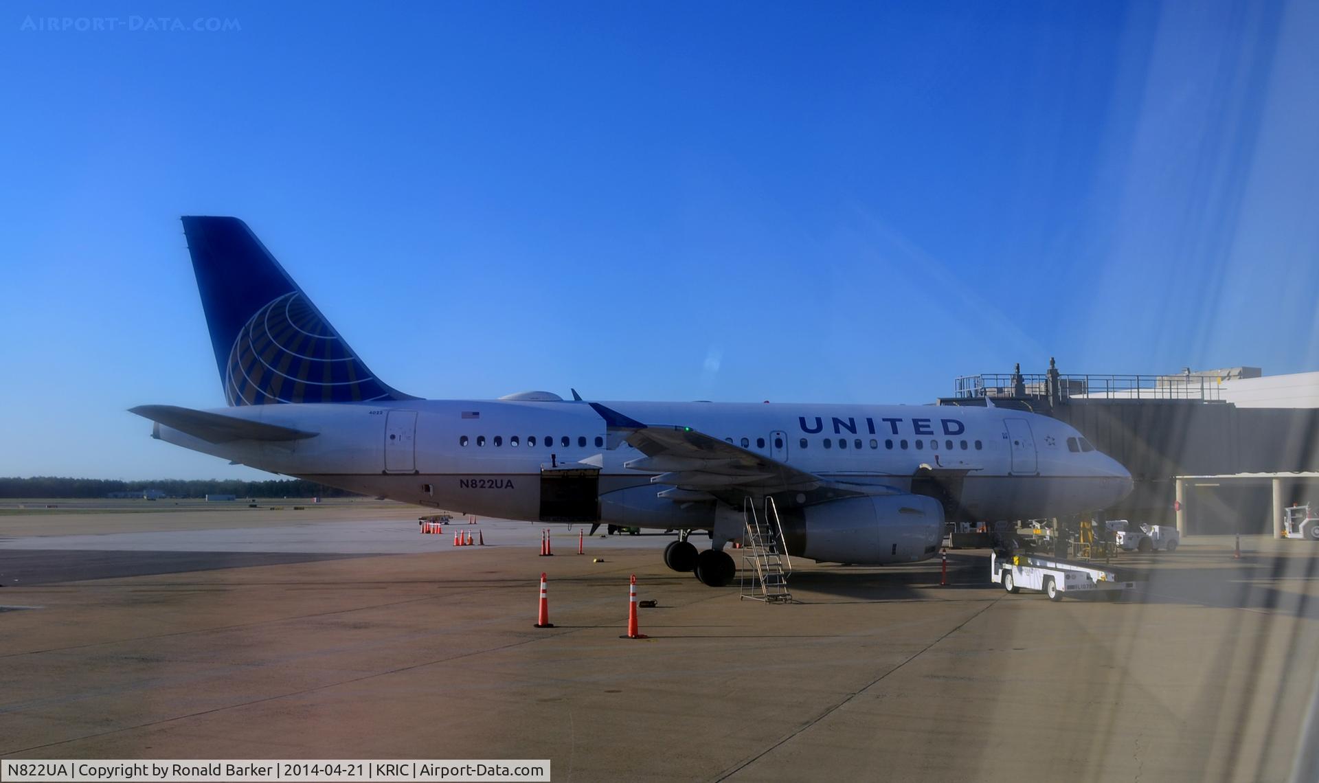 N822UA, 1998 Airbus A319-131 C/N 948, Richmond