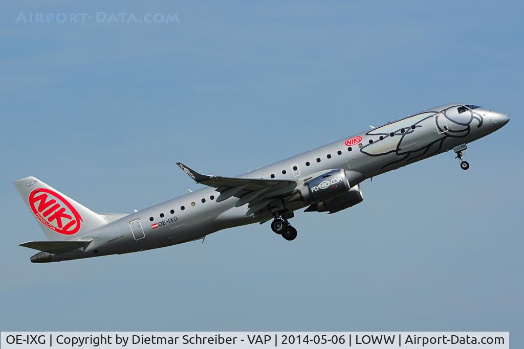 OE-IXG, 2011 Embraer 190LR (ERJ-190-100LR) C/N 19000435, Niki Embraer 190