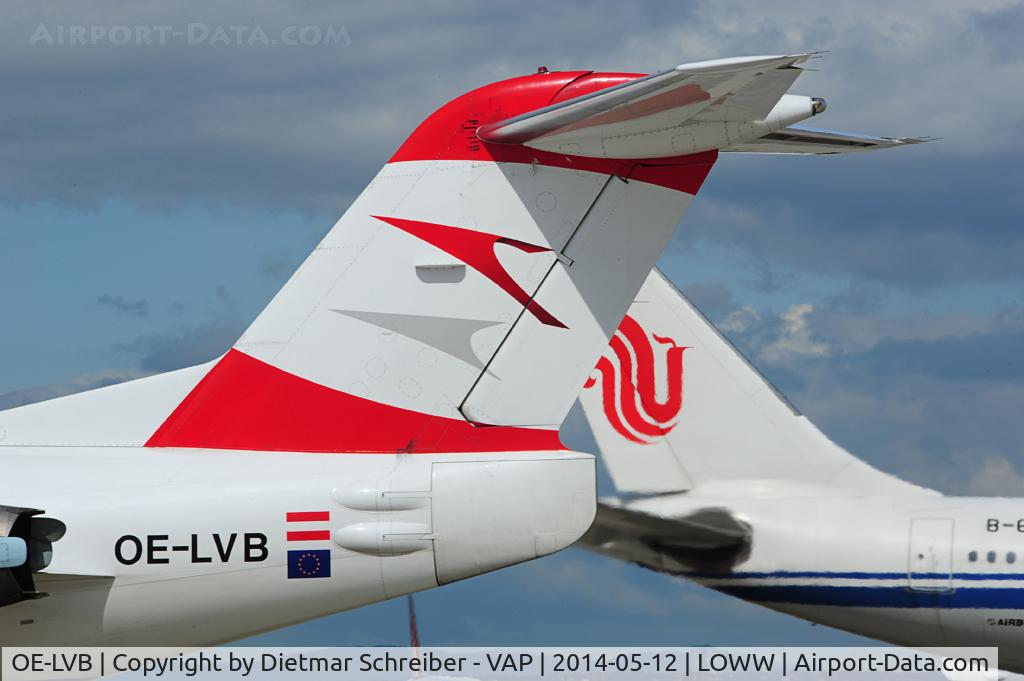 OE-LVB, 1994 Fokker 100 (F-28-0100) C/N 11502, Austrian Airlines Fokker 100