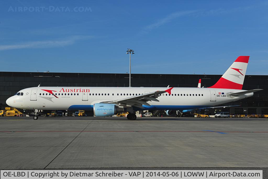 OE-LBD, 1998 Airbus A321-211 C/N 920, Austrian Airlines Airbus 321