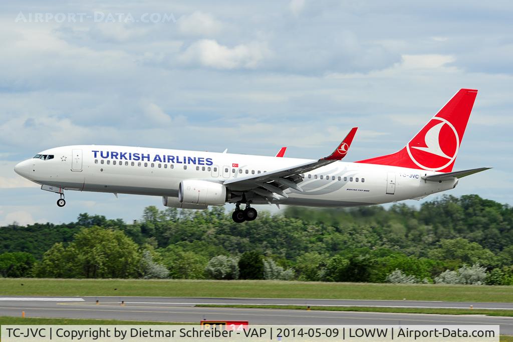 TC-JVC, 2014 Boeing 737-8F2 C/N 42005, Turkish Boeing 737-800