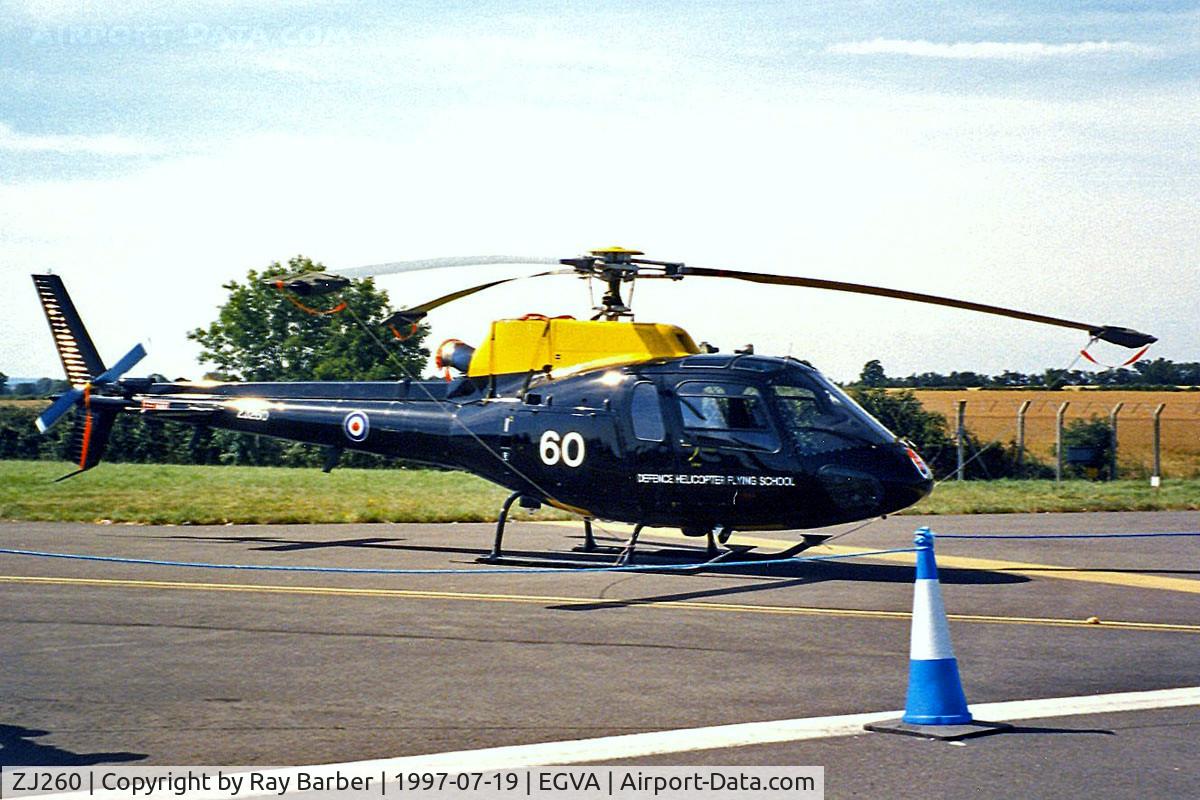 ZJ260, 1997 Eurocopter AS-350BB Squirrel HT1 Ecureuil C/N 2985, Aerospatiale AS.350BB Squirrel HT.1 [2985] RAF Fairford~G 19/07/1997