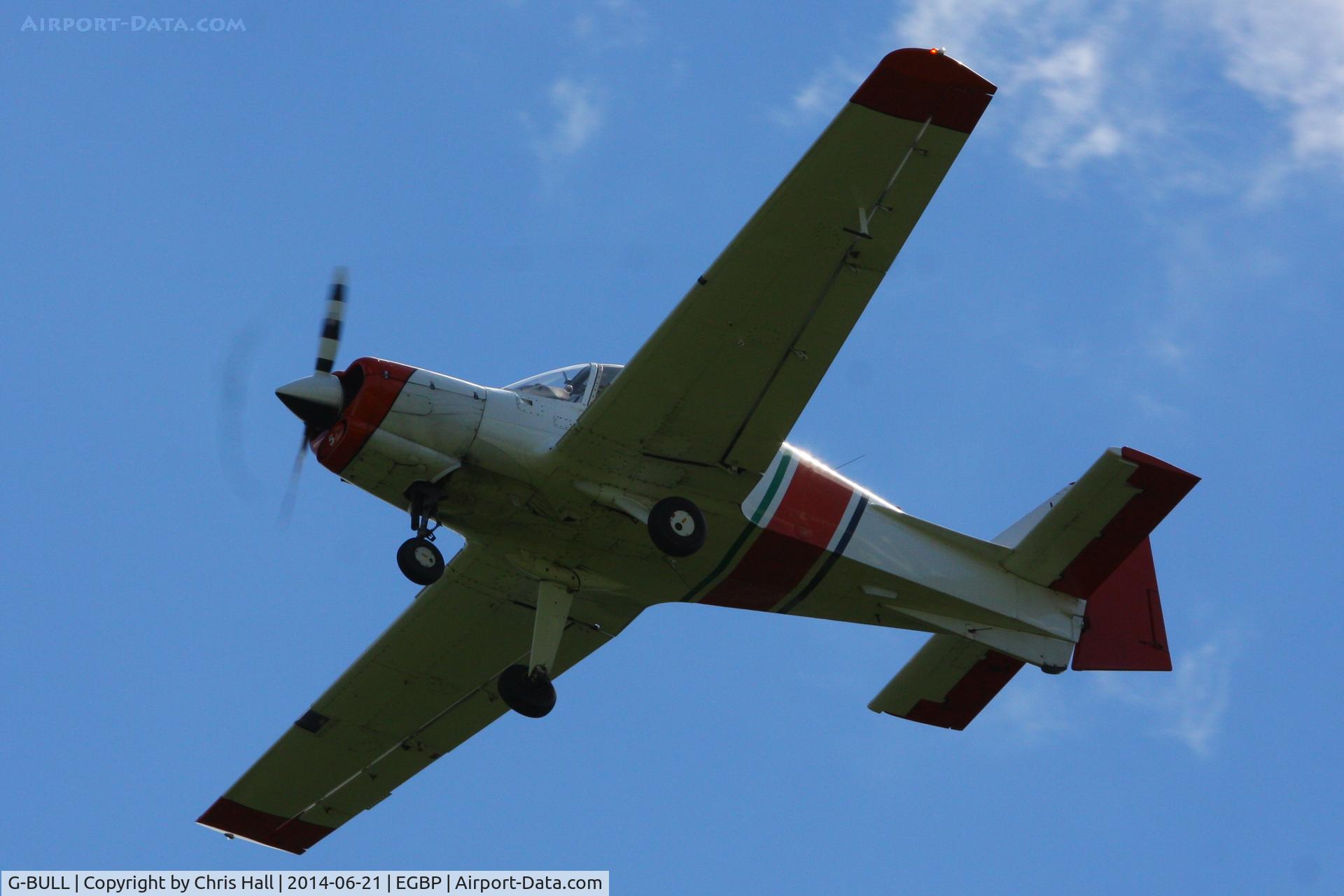 G-BULL, 1977 Scottish Aviation Bulldog Series 120 Model 128 C/N BH120/392, visitor at Kemble