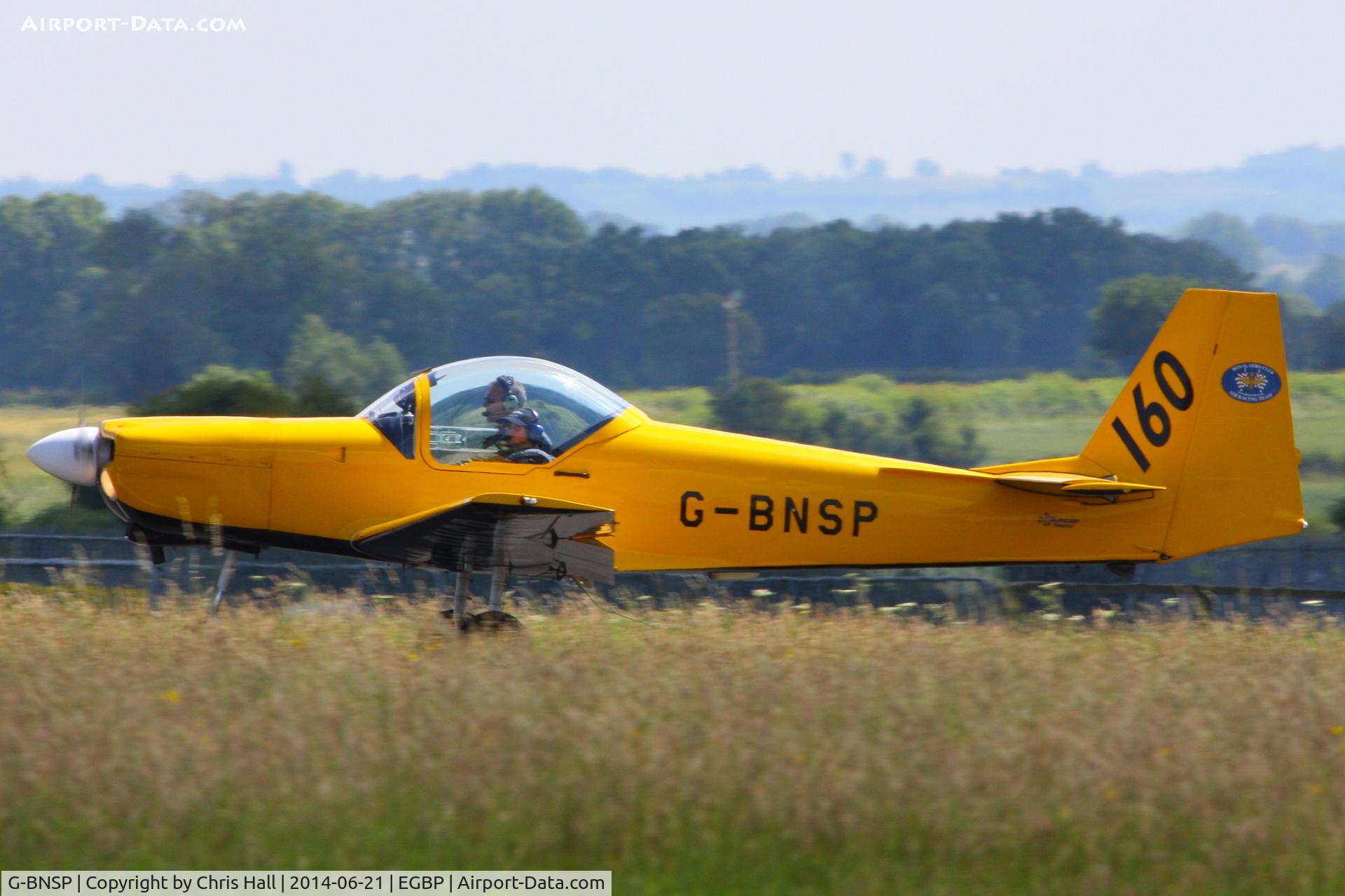 G-BNSP, 1987 Slingsby T-67M Firefly Mk2 C/N 2044, visitor from Turweston